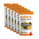NORA front packaging showing six-pack and convenience benefit