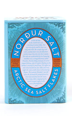 Nordur Salt close-up of flakes, shows crisp texture for finishing