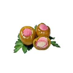 Norpaco stuffed peppers arranged on charcuterie board adding color and savory balance