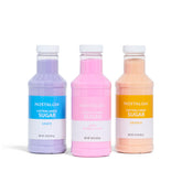 Nostalgia front packaging showing three flavored sugar bottles for easy party prep