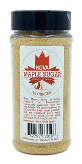 Nova Maple Sugar front package showing label and size, highlights pure ingredient
