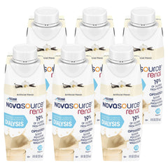 Novasource Renal front packaging showing brand and calorie benefit