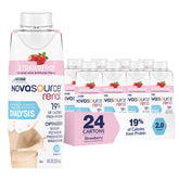NOVASOURCE front packaging showing strawberry bottle and product benefit