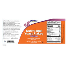 NOW Foods close-up of flakes texture highlighting savory, versatile use