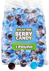 NOWDIET front packaging showing 1 lb bag and berry assortment benefit convenience