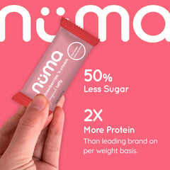 Numa unwrapped chews close-up showing creamy texture and enjoyable bite