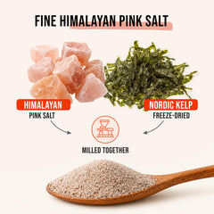 Numami pouring salt into hand for quick seasoning and precise control benefits