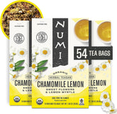 Numi front packaging showing box and branding, highlighting organic certification benefit