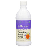 NuNaturals bottle front view showing pumpkin spice syrup benefits