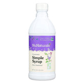 NuNaturals front bottle view showing label and sugar-free benefit