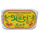 Nuri front packaging two cans showing gift-ready presentation and premium look