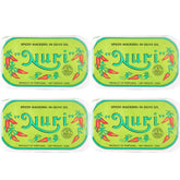 Nuri front can showing vintage label and premium appeal