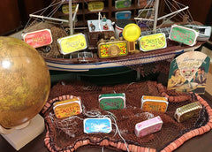 Nuri sardines on toast with herbs, quick meal and serving idea