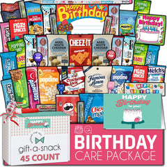 Nut Cravings branded birthday box front showing polished gift packaging and excitement