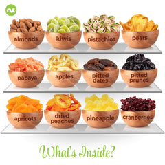 Nut Cravings dried fruits detail highlighting colorful slices and concentrated natural sweetness