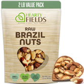 Nut Cravings Hearty Fields front pack showing 32 oz bag and resealable closure for convenience