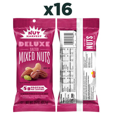 Nut Harvest close-up of mixed nuts texture highlighting roasted crunch and seasoning