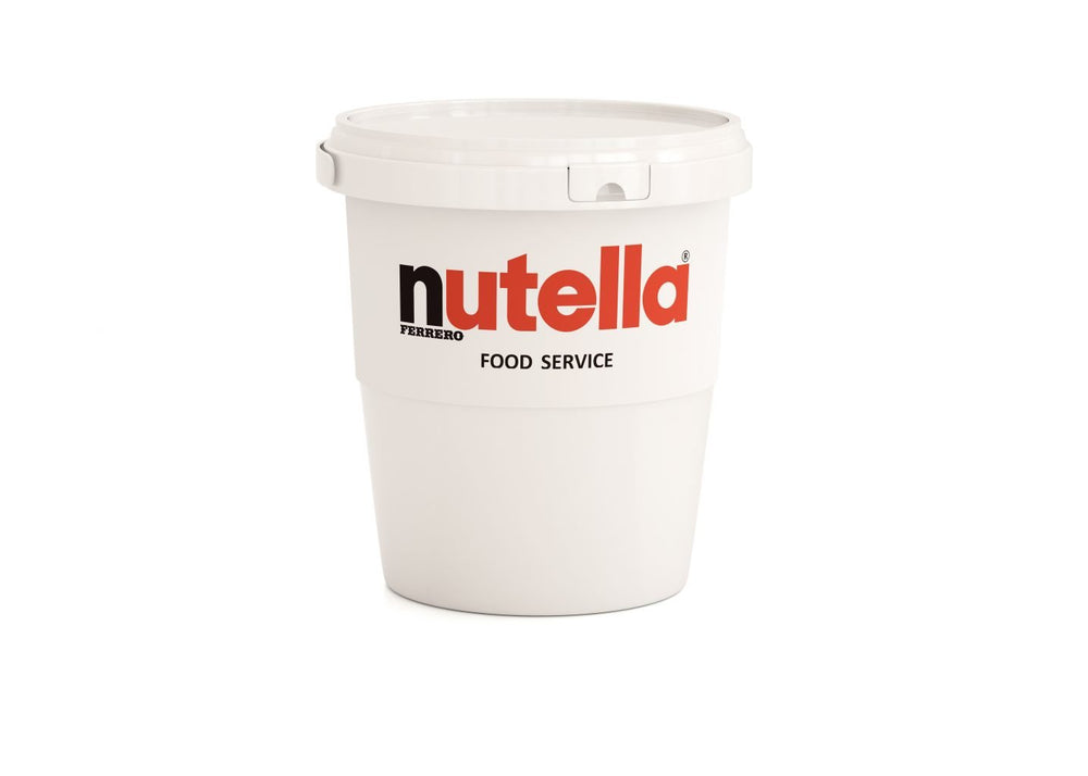 Nutella 3kg tub front view showing brand and large-scale benefit