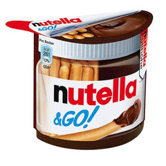 Creamy Nutella spread texture in cup showing rich hazelnut and cocoa appeal