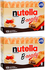 Nutella B-ready front packaging showing product and Italian origin, convenient gifting benefit
