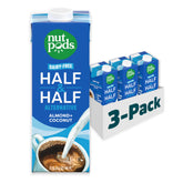 nutpods front packaging showing three cartons and clear labeling benefiting pantry storage
