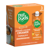 nutpods front packaging showing pumpkin spice creamer benefits