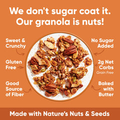 NuTrail spoon topping yogurt with granola for added protein