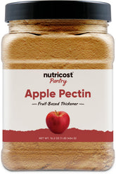 Nutricost apple pectin front packaging showing product and size benefit