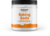 Nutricost front packaging showing 1 lb bottle and clear label for storage benefit