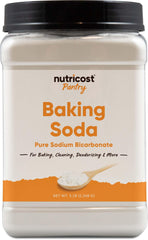 Nutricost front packaging showing 5 lb container and clear labeling benefits