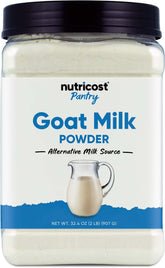 Nutricost front packaging shows 2 lb container and product branding, clear shelf benefit