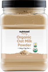 Nutricost front packaging showing container and product name, convenient pantry staple