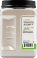 Baking ingredients with Nutricost tapioca starch showing gluten-free baking versatility