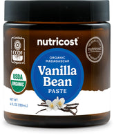 Nutricost front label showing organic certification and clear product information for confident selection
