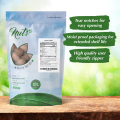 NUTS U.S. shell close-up revealing texture and easy cracking benefit
