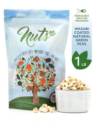 NUTS U.S. close-up of crunchy wasabi coating and crisp texture for satisfying bite