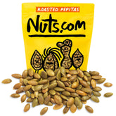 Nuts.com front packaging two pound bag showing product and resealable top for freshness