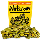 Nuts.com front packaging showing resealable 2 lb bag and product benefit