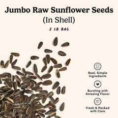 Nuts.com close-up of jumbo seed shells showing crunchy texture benefit