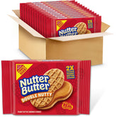 Nutter Butter front packaging showing twelve family-size packs and brand appeal