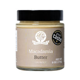 Nutural World front jar showing crunchy macadamia butter and natural ingredients benefit