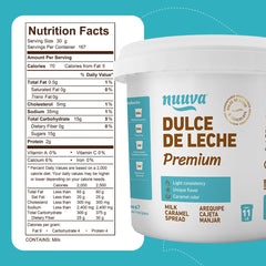 Nuuva close-up texture highlighting smooth, velvety caramel finish