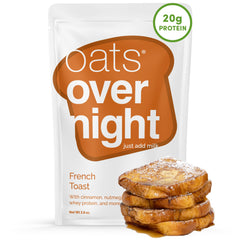 Oats Overnight front packaging showing flavor and single-serve convenience