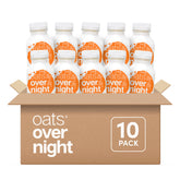 Oats Overnight front pack showing branding and peanut butter flavor benefit