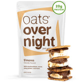 Oats Overnight front packaging showing flavor and benefits for quick mornings