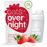 Oats Overnight front packaging showing flavor and benefits