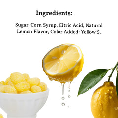 OBELYS lemon drops melting into a pot to create vibrant lemon syrup