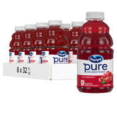 Ocean Spray front packaging showing eight 32oz bottles and brand clarity