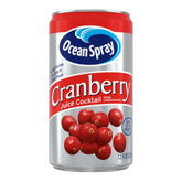 Ocean Spray front-packaging showing 24-can box, convenient multipack benefit