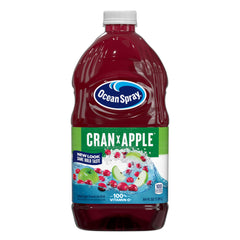 Ocean Spray front packaging showing bottle and vibrant fruit, highlights bold flavor